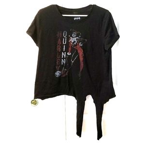 5/$20🕸 Harley Quinn tie up tee